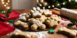 Weihnachtskekse für Hunde selber backen